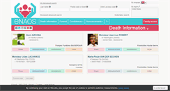 Desktop Screenshot of infos-deces.net