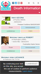 Mobile Screenshot of infos-deces.net